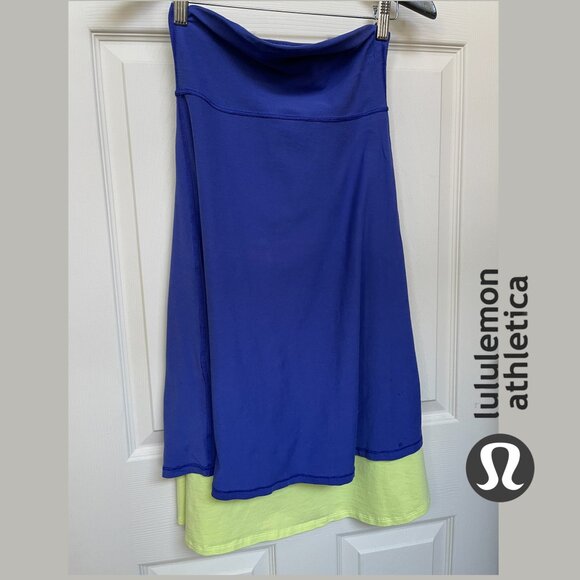 lululemon athletica Dresses & Skirts - Lululemon Renew Dirt Reversible Dress/Skirt 4